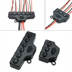 3Pcs 3/6 Ports Verteilung Port Sharing Box Linie Splitter für DIY Miniatur Eisenbahn Zug Modell Szene Beleuchtung System DC Lampe