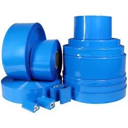 18650 PVC-Schrumpfschlauch für Akkupacks, blau, Breite 29,5 mm ~ 300 mm, isolierende Schutzfolie, Lithium-Gehäuse, Kabelhülle