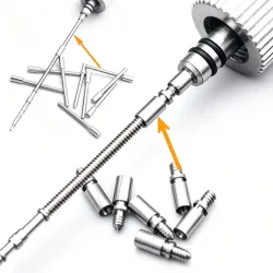 Durchmesser 0,9 mm, 5/10/20/30 Stück, Aufziehstiel-Adapter für Uhren, passend für 8215, 8205, 4R36, NH35, NH36 Uhrwerke, Aufziehstiel-Verlängerungen.
