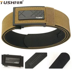 TUSHI Neue Harte Taktische EDC Gürtel für Männer Verdeckte Tragen Militär Gürtel Männer Taille Gürtel Dicken Nylon Jagd IPSC Zubehör Männlich