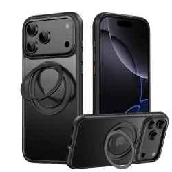 360 °   Mechanischer Drehmoment-Sound-Drehständerhalter Magnetische Magsafe-Handyhülle für iPhone 16 15 14 13 17 18 Pro Max Plus Air 17E