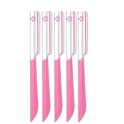 5pc Augenbraue Epilierer Sets für Frauen Make-Up Schönheit Augenbrauen Haar Entfernung Styling Werkzeug Stahl Klinge Gesichts Rasierer Trimmer
