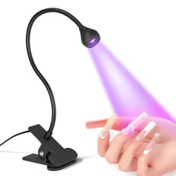 Nageltrockner-Lampe UV-Nagellampe 395nm Wellenlänge Clip-on Tischlampe Mini USB für Gel-Nägel Maniküre Salon Werkzeuge