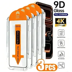 Einfache Installation: Gehärtete Glas-Handyhülle für iPhone Air 17 16 E 15 14 11 13 18 Pro Max Plus 12 Mini mit Displayschutzfolie
