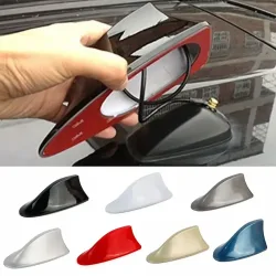 Universal Auto Dach Shark Fin Dekorative Antenne Antenne Abdeckung Aufkleber Basis Dach Carbon Faser Stil Für BMW/Honda/Toyota