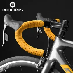 ROCKBROS Fahrradlenkerband, rutschfest, stoßdämpfender Gürtel, ultraleicht, verschleißfest, Fahrradgurt, MTB, Rennrad, Zubehör