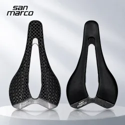 3D-Gedruckter San Marco Saddle SLR Rennrad- und MTB-Carbonfahrradsattel 245*145mm Fahrradsitze Ultraleichte Atmungsaktive Fahrradteile