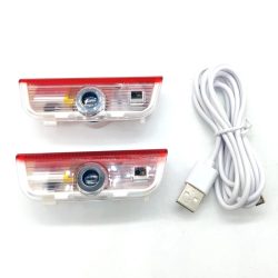 LED-Türbeleuchtung mit Wiederaufladbarem Akku für VW Passat B6 Golf5 6 7 Jetta MK5 MK6 CC Tiguan Scirocco VW R R-line ohne Lampe