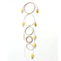1PC Thermoelement Draht K-typ PTFE TT/GG-K-30/-SLE Hochpräzise 0,3 M-5 M Fiberglas Temperatur Mess Draht Mit Stecker