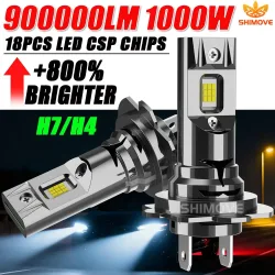 H7 H4 LED CANBUS Glühbirne 900000LM Ultra Leistungsstarke LED-Leuchte für Auto Superhelle Kabellose Automobil- und Motorrad-Dioden-Scheinwerferlampe