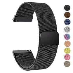 CAOWTAN, 20mm 22mm Megnetische Schleife Strap Für Samsung Galaxy Uhr 3 4 5 40 44mm Band Aktive 1/2 42/46mm Getriebe S3 für Bip GTR Für Huawei GT 2