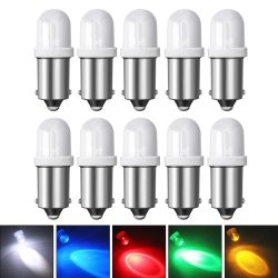 10 Stück 6 V 6,3 V AC DC Nichtpolarität BA9S T4W T11 LED-Glühbirne 53 57 1895 1891 64111 für Flipper Orange Eisblau Warmweiß