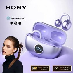 Original Sony Wireless-Kopfhörer D151, Open-Back-Clip-on-Stil, Bluetooth 5.4 Sport-Kopfhörer, Hi-Fi-Headset mit Geräuschunterdrückung