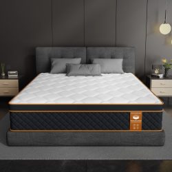 SKSBTF Taschenfederkernmatratze, 90/120/140/160/180 x 200 cm, 25 cm dicke Memory-Schaum-Matratzen, Schlafzonenstütze, Doppelbettmatten
