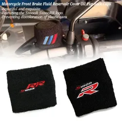 Für S1000XR S1000RR S1000R R1250GS R1200GS F850GS F750GS Motorrad Universeller Vorderer Bremsflüssigkeitsbehälter-Abdecksocken-Schutz