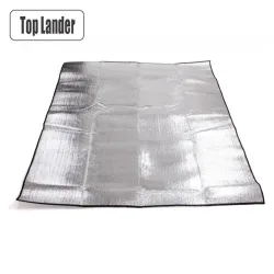 Camping Matte Schaum Folie Decke Aluminium Isolierung Schaum Folie Matte Isomatte Thermische Outdoor Zelt Fußabdruck Reflektierende Wärme
