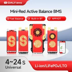 Daly Smart BMS Lifepo4 8S BMS 1A Aktiver Balancer BMS 4S 12V 16S 48V Bluetooth 40A 60A 80A 100A 150A 200A Li-Ionen LTO BT CAN RS485