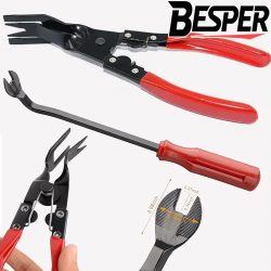 Auto Clip Entfernung Zangen Werkzeuge Auto Körper Panel Tür Verschluss Push Pin Trim Removal Tool Kit Automotive Hebeln Werkzeug Reparatur Set