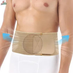 1 Stück verstellbarer Spandex-Nabelschnurbruchgürtel ? Bauchstützbandage für Bauchnabelnabel, voraal- und Leistenbruch