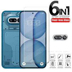 6-in-1 Schutzglas für Nothing Phone 4A, Gehärtetes Glas, Klarer Transparenter Displayschutz, Objektivschutz für Nothing Phone 4A