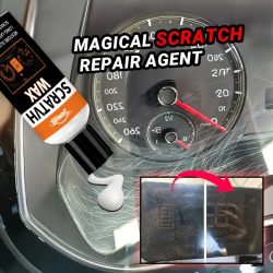 Auto-Kratzer-Reparatur-Wachs, Armaturenbrett-Bildschirm-Kratzer-Reparaturmittel |     Geeignet für verschiedene Kratzerreparaturen an Mittelkonsolen, Helmen, Glas, Acryl und Brillen.