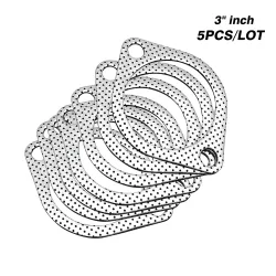 CNSPEED, 5 Stück/Set 2,25/2,5/2,75/3 Zoll Auto-Auspuffdichtung Flansch Auspuffverbindungen Motordichtung/ Universelle Junta Escape
