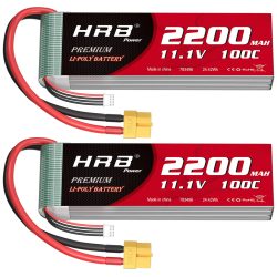 HRB 3S Lipo Batterie 11,1 V 2200mah 100C XT60 Für Axial SCX10 Flugzeuge FPV Drone Racing Auto boot RC Teile