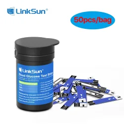 50 Stück Blutzucker-Teststreifen/Lanzetten für G-425-3/G-425-2/G-425-1/G-427B Glucosemeter Blutzucker-Testpapiere Blut sammeln
