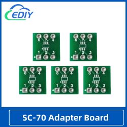 SC-70 SOT23-6 SOT23-5 Adapterplatine Konverterplatte Pinnwand Patch SMD zu DIP 0,5 mm 0,65 mm Abstand Transferplatine