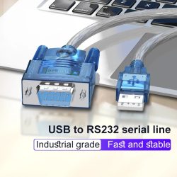USB auf RS232-Kabel DB9 COM-Port Serieller PDA 9-poliger DB9-Konverter-Adapter für Computer-SPS