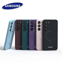 Für Samsung Galaxy S25 S23 S22 S21 S26 Plus S24 FE A56 A55 A54 A36 A35 A16 Magnetische Hülle Stoßfeste Schutzhülle Rückseiten-Abdeckung Funda