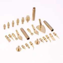 7/9/10-teiliges Wärmeeinpressmuttern-Set mit Eisenspitze M2 M3 M4 M5 M6 M8 Messinggewinde-Einpresswerkzeug für Kunststoff 3D-Drucker Lötkolben