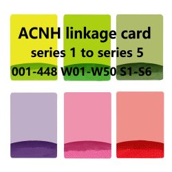ACNH-Verbindungskarte Serie 1 bis Serie 5, Sanrio S1 bis S6-Karte, NTAG215, NFC-Druck, Tierkarte, Arbeit für NS-Schalter