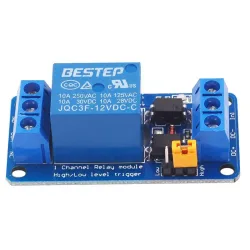 1 Stück 3,3V 5V 12V 24V 1-Kanal-Relaismodul mit High-Low-Level-Trigger und Doppel-Optokoppler Isoliertes Relaisboard