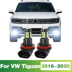 LED Auto Licht Nebelscheinwerfer Birne Für Volkswagen VW Tiguan MK2 2 2016 2017 2018 2019 2020 Zubehör