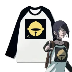 Anime Reze Langarm T-shirt Cosplay Übergroßen Vintage Kettensäge Männer Frauen Kleidung Japanische Manga T Kleidung Harajuku Y2k Top