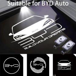 Geeignet für BYD Autotür-Willkommenslichter. Hochauflösendes, nicht verblassendes Willkommenslicht. Für BYD BYD Han Qin Song Car Willkommenslicht