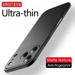 Für iPhone 17 16 17e 16e 15 14 13 12 Pro Max ZROTEVE Schlanke Matte Harte PC-Hülle Für iPhone16 Plus iPhone15 iPhone17 Air Handyhülle