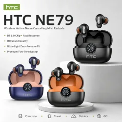 HTC NE79 Bluetooth-Kopfhörer für Sport und Gaming, lange Akkulaufzeit, komfortable kabellose Kopfhörer, erstklassige Klangqualität, weiche In-Ear-Ohrhörer