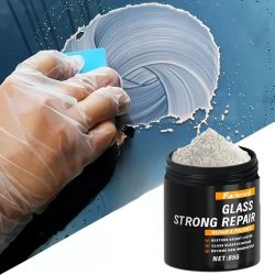 Polierpulver aus Superglas | Stellen Sie die Glasklarheit wieder her | Polieren für Helligkeit | Reparaturpulver für Glaskratzer | Kratzerreparatur in Nanoskaall