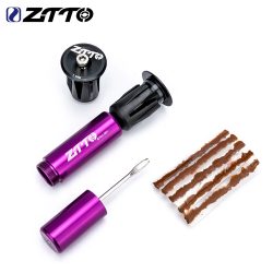 ZTTO Fahrrad Tubeless Reifen Schnelle Reparatur Kit MTB Rennrad Reifen Punctur Dichtstoff Gummi Streifen Bohrer Werkzeug Griff Bar End Versteckt