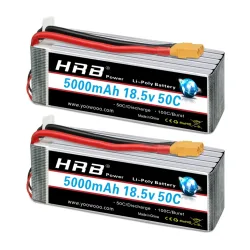 1/2pc HRB 5S 18,5V 5000mAh RC Lipo Batterie mit XT90 Stecker für RC Hubschrauber Flugzeug auto Boot Lkw 10S Drone Batterie DIY