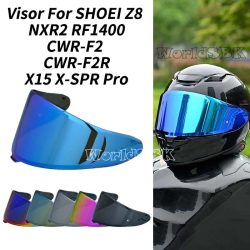 Helmvisier für SHOEI Z8 NXR2 RF1400 RF-1400 CWR-F2 CWR-F2R X15 X-Fifteen X-SPR Pro Shield Sonnenschutz Windschutzscheibe Helmteile