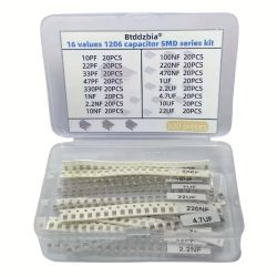 (Industrielle SMD-Kondensator-Komponenten) 320-teiliges 1206 SMD-Kondensator-Set - Hochwertiges Sortiment an Kondensatoren für Elektronikkomponenten