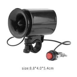 Fahrradlenkerring, hochwertig, 6 Sounds, super lauter elektronischer Hupenring, Alarm, elektrische Hupe