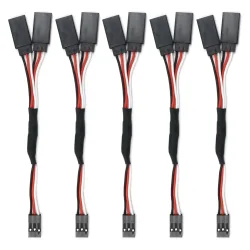5PCS 100/150/200/300/500mm RC Servo Y Verlängerung Kabel Kabel Blei draht Für RC Servo JR Futaba RC Flugzeug Hubschrauber Auto DIY