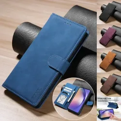 Brieftasche Karte Slot Flip Ledertasche Für Samsung Galaxy A15 A16 A17 A35 A36 A53 A54 A55 A56 S25 Rand S24 Ultra S23 S22 Plus S20 FE