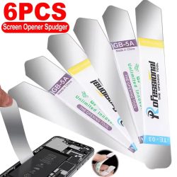 6/1Pcs Edelstahl Klinge Weiche Ultra Dünne Hebeln Für Handys Tablet Bildschirm Batterie Öffnung Werkzeuge für Samsung iPhone iPad Opener