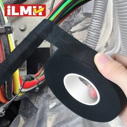 iLMH Hochtemperatur-Kabelbaum-Stoffband, hitzebeständiges Klebeband für Automobilkabelbäume, Motor-Elektroisolierung