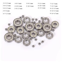 10/50 Stück kleine Lager 2 mm-9 mm Bohrung 3 x 6 x 2,5 5 x 10 x 4 4 x 7 x 2,5 8 x 12 x 2,5 mm MR63 MR105 MR74 MR149 MR85 ZZ Miniaturlager